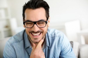 Funny mature man with beautiful smile